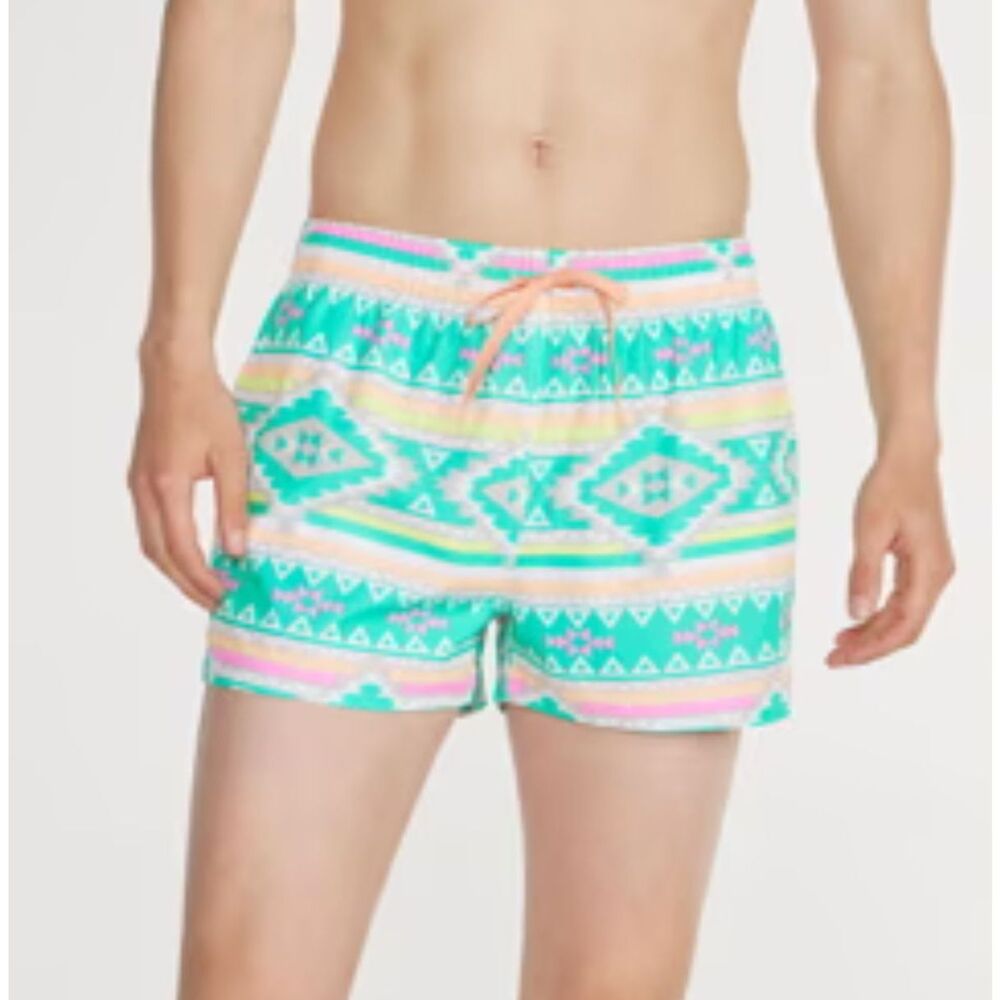 NWT Chubbies The En Fuegos 4-Inch Swim Trunks, XL (D2)